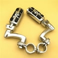 thumbnail image 6 of HTT-MOTOR Chrome 360 Adjustable Peg Mounting Kit Wing Zombie Foot Peg For Honda GoldWing VTX1300 Shadow Valkyrie Triumph Equipped with 1 inch (1") 25mm Front Engine Guard Frame Tube, 6 of 6