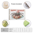 thumbnail image 2 of Christmas Spider Lover Living Room Art 08x12inch Canvas Prints Happy Holidays Spider Wall Art for Bathroom Bathroom Decor Wall Art Ready to Hang Wall Pictures Home Decor, 2 of 8