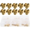 thumbnail image 6 of FRCOLOR Shape 胸针饰 扣 Pin Backs Pin Securing Clasp 1X0.7cm Golden, 6 of 8