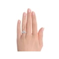 thumbnail image 4 of RYLOS Rings Sterling Silver Claddah Love, Loyalty & Friendship Ring Heart 6MM Gemstone & Diamond Claddagh Rings April White Topaz Jewelry Size 8, 4 of 7