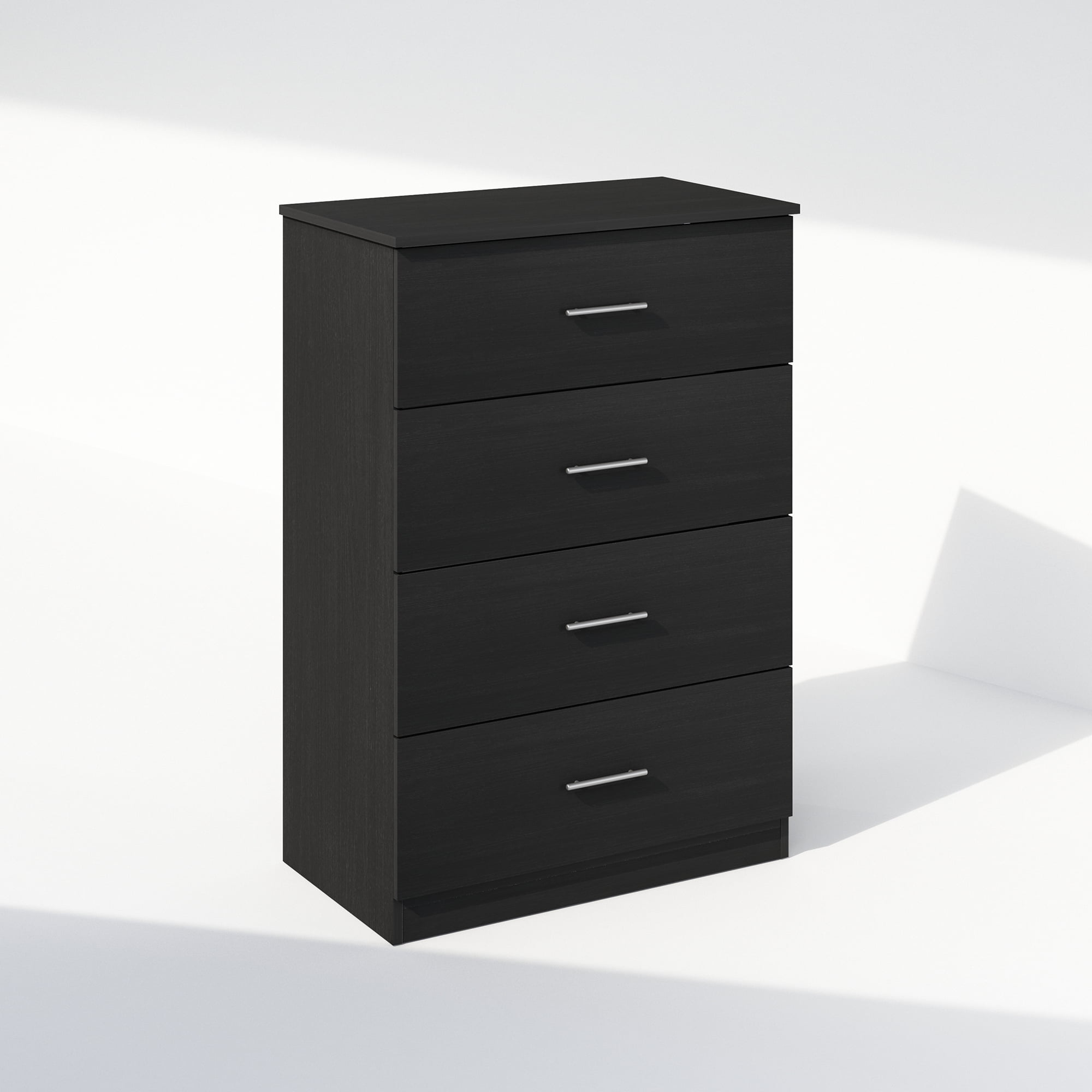 Furinno Frans Simple Design Console Table with 4 Drawers for Entryway, Living Room, Americano