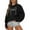 Black, variant on Women's Sweatshirts Hoodies Pink Bow Spring Fall Long Sleeve Crew Neck Pullover Womens Clothes Oversized Sweatshirt Teen Girls
