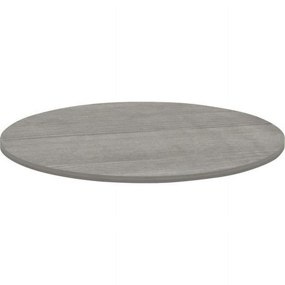 Weathered Charcoal Laminate Round Conference Table