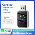 thumbnail image 2 of Adaptador USB Carplay Inalámbrico para Auto, Carplay, Airplay, Bluetooth y WiFi. Carplay con Cable A Inalámbrico B, 2 of 8