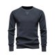 thumbnail image 1 of Ceisia Men Solid Color Long Sleeve Stand Up Collar Button Casual Gift Daily Outdoor Fashion Hoodie Top, 1 of 8