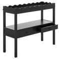 thumbnail image 3 of SAFAVIEH Darlyn Modern 2 Drawer Wood Console Table, Matte Black, 3 of 10