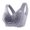 Grey, variant on Xijirk Women V Neck Mesh Lace Bralette Wireless Soft Padded Wide Straps Breathable Comfort Everyday Bra,Black,4XL