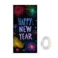 thumbnail image 2 of Happy Newyear Door Cover, Colorful Fireworks Blooming Door Decoration, Glitter Neon Backdrop, New Years Banner, New Year Eve Photography Background, City Night Flags, Welcome Banner, Front Door Decor, 2 of 9