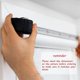 thumbnail image 2 of 6 Pieces Blind Brackets Low Profile Box Mounting Bracket White Color Window Blinds Headrail Bracket, 2 of 5