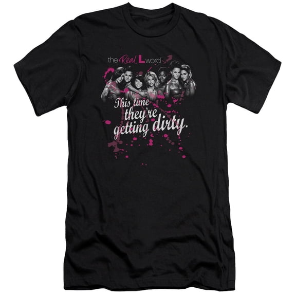 The Real L Word Dirty Adult 30/1 T-Shirt Black