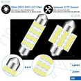 thumbnail image 4 of LAICAIW ABEN 24 Pieces Dome Light LED Car Bulb Kit Set T10 31 mm 42 mm Festoon Bulbs LED Interior Replacement Bulbs for Car Map Door Courtesy(White), 4 of 7