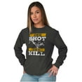 thumbnail image 3 of Hunters One Shot Buck Hunting Long Sleeve TShirt Men Women Brisco Brands S, 3 of 6