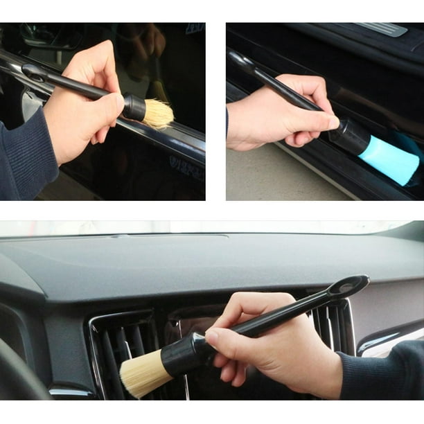 5Pcs Detailing Brush Car Wash Brush Car Interior Cleaning Wheel