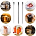 thumbnail image 5 of Palitos para agitar café con mango largo de acero inoxidable 304, 3 uds. De cucharas para cóctel, cucharas para agitar bebidas de 10,3 pulgadas, 5 of 5