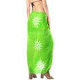 thumbnail image 4 of HAPPY BAY Women's Beachwear Summer Bikini Wraps Beach Wrap Coverups Sarong Skirt Bathing suit Swim Cover up Swimwear Swimsuit Coverups for Women One Size Sun, Green, 4 of 5