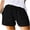 Black, variant on Summer Shorts for Women Plus Size Beach Drawstring Pockets Loose Cute Vacation Trendy Casual Shorts White XL
