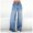 Dark Blue, variant on Daiosportswear Women's High Waist Baggy Jeans Loose Fit Wide Leg Stretchy Straight Jeans Casual Denim Pants with Pocket Dark Blue