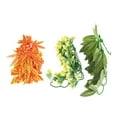 thumbnail image 2 of Reptile Plants,  Artificial Rattan Decorative Colorful Lifelike With Suction Cup For Lizards For Bearded Dragon, 2 of 8