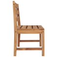 thumbnail image 3 of vidaXL Solid Teak Wood Patio Bench Garden Outdoor Wooden Chair Multi Sizes, 3 of 25