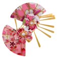thumbnail image 4 of Japanese Hair Accessories Bridal Hair Ornaments Wedding Cultural Symbolism Cloth Assorted Color for 2Pcs, 4 of 5