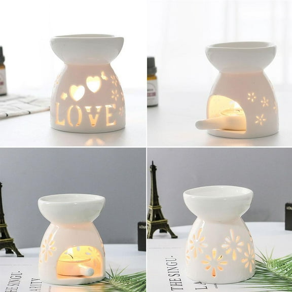 Clerance! PawCasa Oil Burner Scented Wax Melt Burners Tealight Oil Warmer Decor R4W9 Home