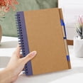 thumbnail image 5 of Spiral Notebook with Pen, College Ruled Writing Pad, Thick Hardcover, for Journals, Stud ents, Office and Business Blue 1Set, 5 of 6