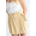 thumbnail image 4 of Ragstock Mustard Belted Houndstooth Skort, 4 of 4