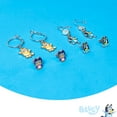 thumbnail image 2 of LUV HER Bluey Hypoallergenic Earrings for Girls Ages 4+ - Safe Stud & Fishhook Styles - Jewelry Gift for Sensitive Ears & Cartoon Lovers, Four Pairs, 2 of 5