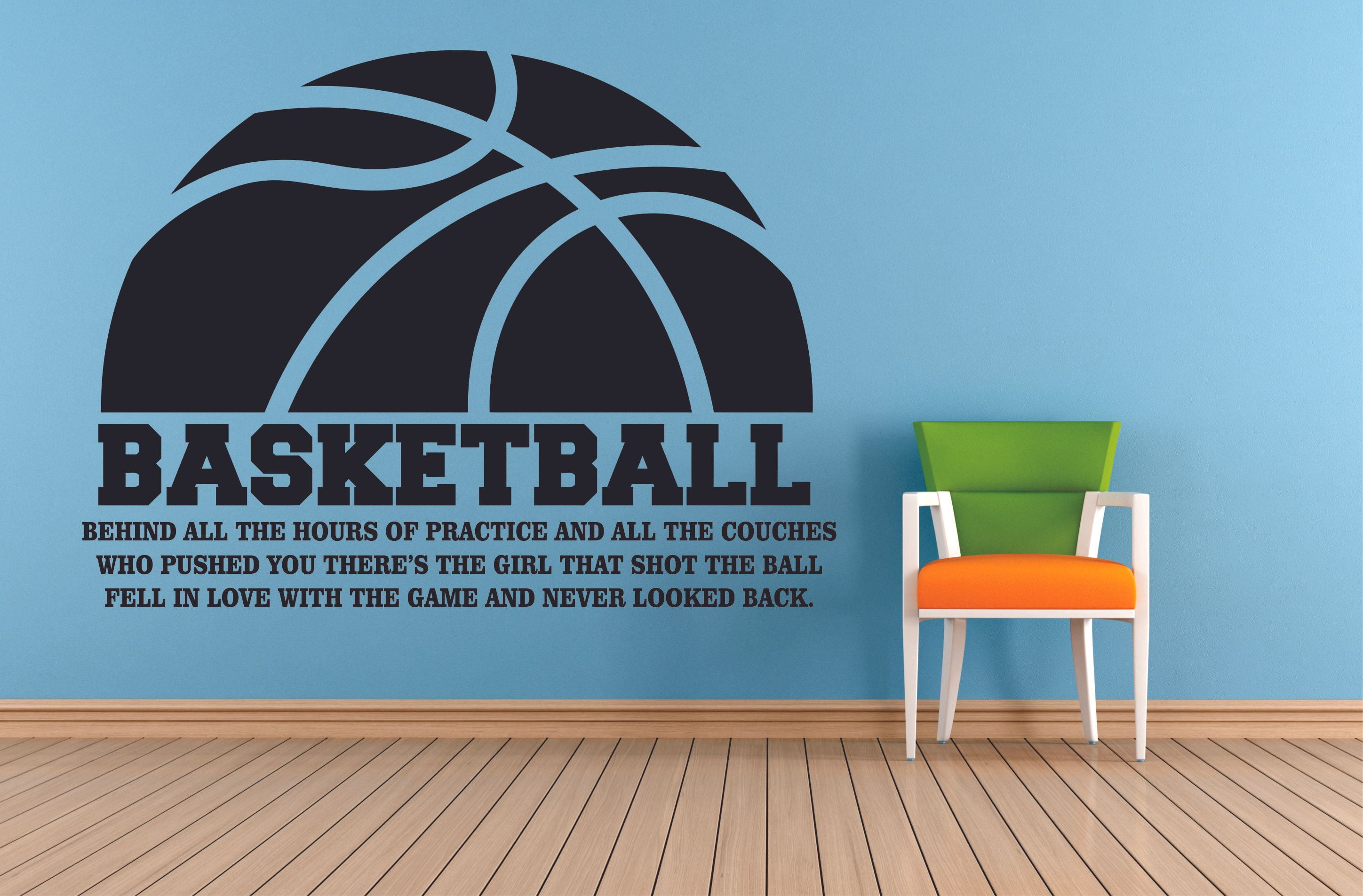 Basketball Practice Quotes Sport Game Motivation Inspiration Quote Wall