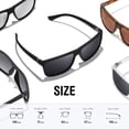 thumbnail image 3 of Gafas de sol KWHZXGYY polarizadas para hombre y mujer, negras, 3 of 6