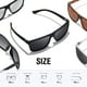 thumbnail image 3 of Gafas de sol KWHZXGYY polarizadas para hombre y mujer, negras, 3 of 6
