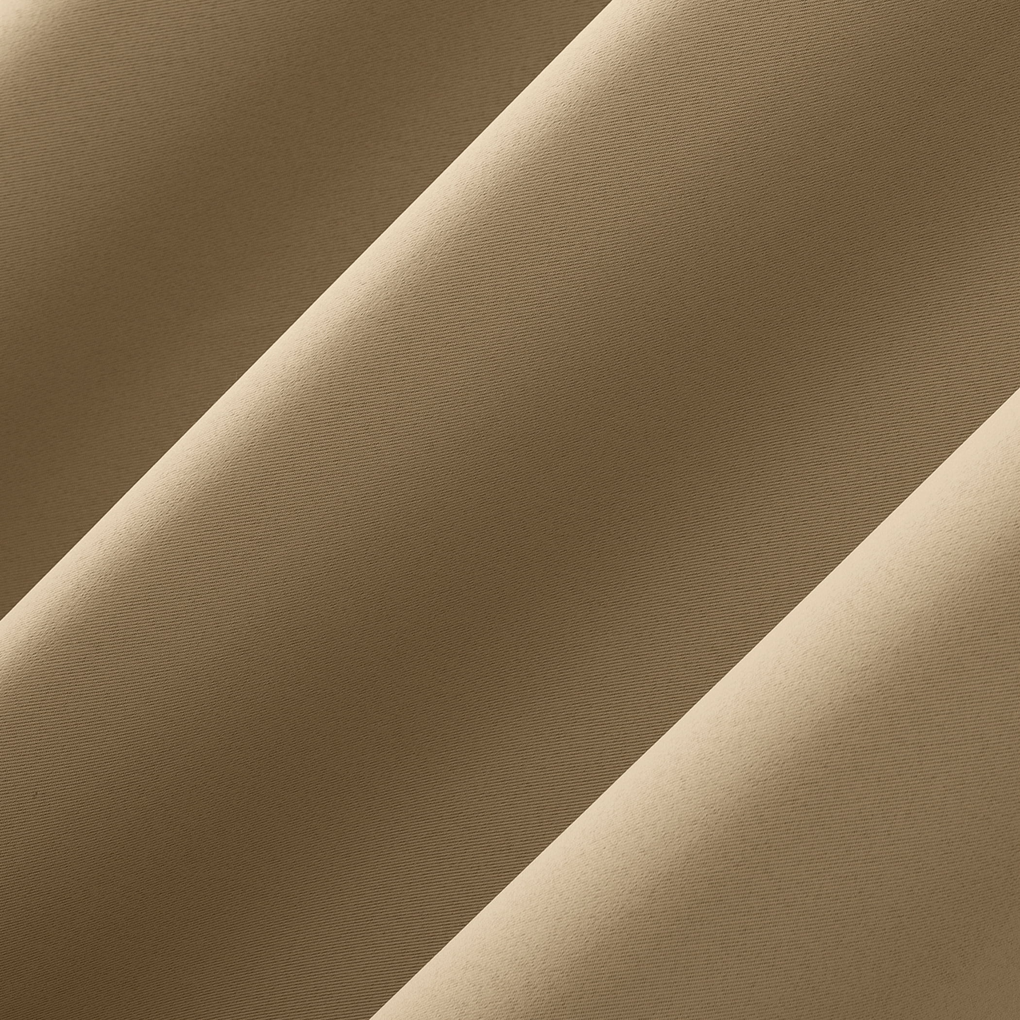 Sun Zero Brant Energy Saving Blackout Tab Top Curtain Panel, 40" X 84", Taupe