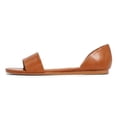 thumbnail image 2 of YDN Women Simple Western Peep Open Toe D'Orsay Casual Flats Low Heels Sandals Slip On Comfy Walking Dressy Shoes Size 8.5 Sandy Brown, 2 of 4