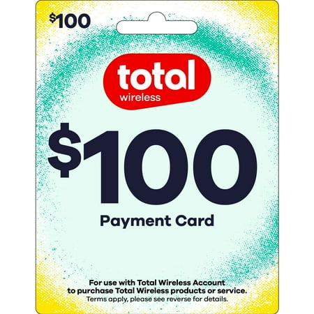 Total Wireless $100 Payment Card Direct Top Up