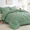 Summer Green, variant on 3pcs Blanket Set, 260gsm Ultrafine Fiber Thick Blanket, Christmas Gift, Twin Bed Sheet 220x240cm, All-Season Warm Filling, Puffed Quilt #GLOBAL PICKS