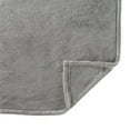 thumbnail image 3 of Mainstays Classic Gray Solid Polyester Plush Bed Blanket, King, 3 of 3