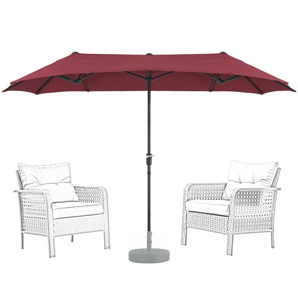 Eclife 13ft Rectangular Market Umbrella Red Com - 13 Ft Rectangular Patio Umbrella Eclife 13ft Rectangular Market Umbrella Red Com - 13 Ft Rectangular Patio Umbrella