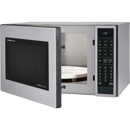 Sharp - Carousel 1.5 Cu. Ft. Mid-Size Microwave - Silver