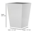 thumbnail image 4 of nu steel Elegant Wastebasket White, 4 of 4