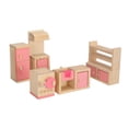 thumbnail image 2 of Agiferg Family Mini Simulation Children's Small Furniture Doll House Toy Bed Kitchen Sofa Model Set, 2 of 7