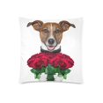thumbnail image 2 of MKHERT Valentine Dog Throw Pillowcase Pillow Cover Cushion Couver 18x18 inch, 2 of 2
