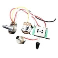 thumbnail image 1 of Arnés de cableado para guitarra eléctrica, precableado, potenciómetro, control de volumen y tono. 5 vías, 1 of 9