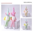 thumbnail image 2 of Decoración de Pascua Muñeco sin rostro de Pascua Enano de peluche de Pascua Decoración de fiesta familiar Juguete para niños Gr, 2 of 5