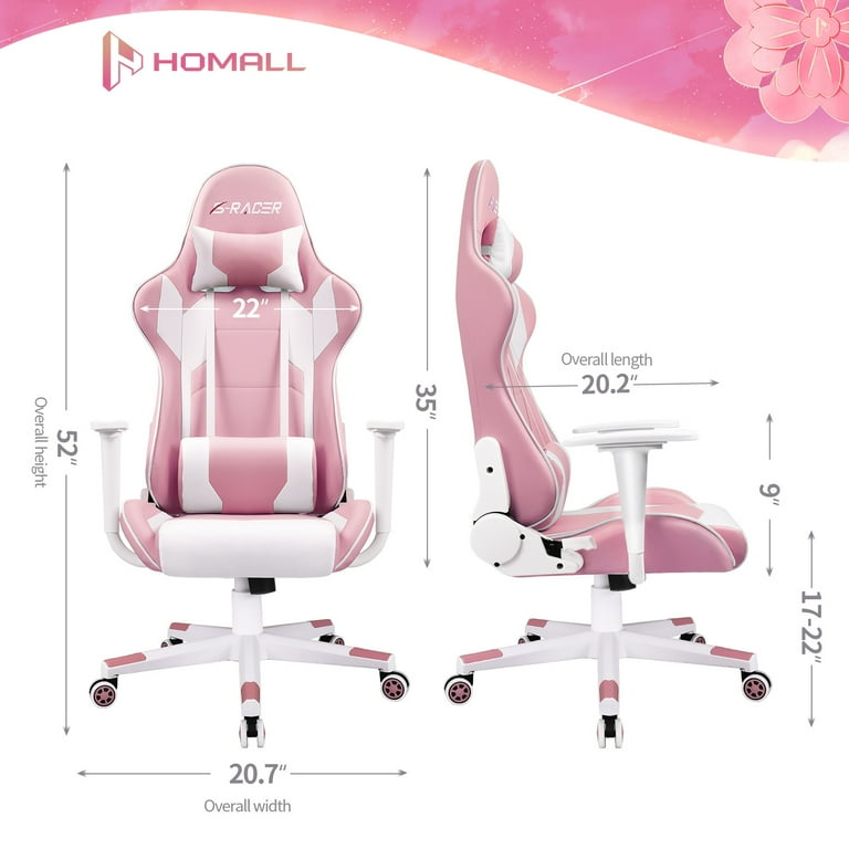 Homall Gaming Chair Office Chair High Back Computer Chair Leather