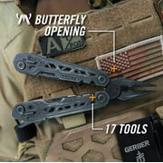 Gerber Truss Multitool, Black with Multi-Position Sheath [30-001779]