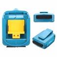 thumbnail image 4 of Adaptador de USB Sunnimix 2x para Motosierras Jardín Carpintería Azul Adaptador de cargador de herramienta eléctrica, 4 of 8