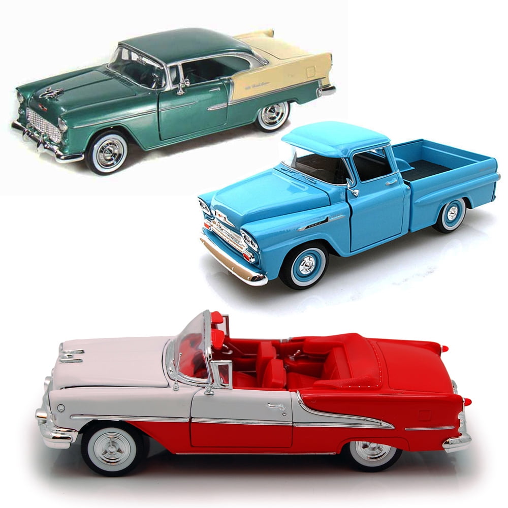 Best of 1950s Diecast Cars - Set 3 - Set of Three 1/24 Scale Diecast Model  Cars - Walmart.com