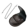 thumbnail image 4 of Wisewang Leather Cover Vintage Classic Pocketed Watch Box Watch Box Chain Chain Watch Storage Holder Bag brown+White 5Set, 4 of 6