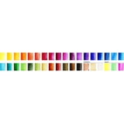 Faber Castell Creative Studio Half Pan Watercolor Sets - Assorted Colors, Set of 36