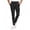 Black, variant on CUSTG Men Casual Pants Slim Fit Cropped Pants Mid Waist Ankle Length Business And Tennis Sports Pants Workwear Utility Pants